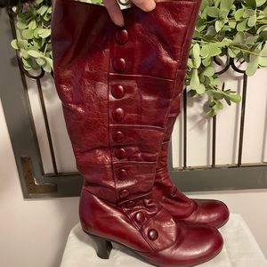 Mix Mooz leather Bobbie Tall Boots like new
